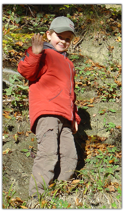 Marcel im Wald